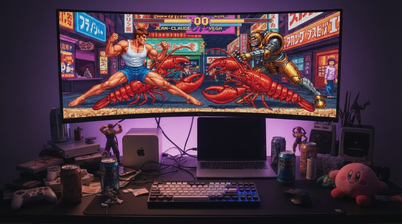 Jean-Claude vs Vega — Setup Mac Mini